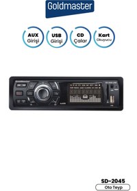 Resim GoldMaster Usb-sd 2045 Radyo Usb Oto Teyp 