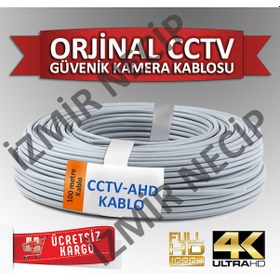 Resim Güvenlik Kamera Kablosu 2+1 Cctv Ahd Analog Kamera Sistemi 