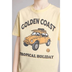 Resim DeFacto Regular Fit Baskılı 2'li Şort Tişört Pijama Takımı Erkek Çocuk H4105A826HS 