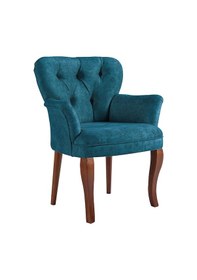 Resim Iona Comfortcraft Luxe Berjer - Kafe Otel Mutfak Sandalyesi Tekli Koltul Petrol Mavisi 