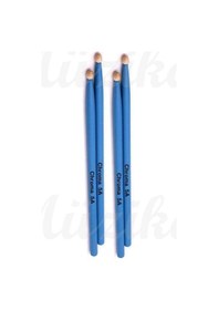 Resim Chroma Baget Mavi 2 Çift - Davul - Bateri Bageti Drumsticks 5a Pürüzsüz Yüzey 