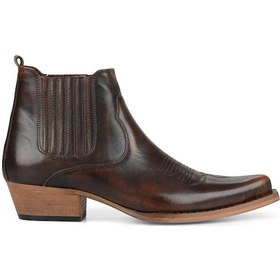 Resim Footcourt Kahverengi Erkek Kovboy Botu (Foot) 