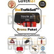 Resim Eva Trafik Seti Plus - 1 Kg Yangın Tüpü - 2 Yıllık - Siyah - Bronz Paket 