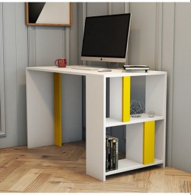 Resim Variant Variant Lima Çalışma Masası - Beyaz / Sarı 