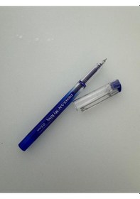Resim Tükenmez Kalem My King Jel Metal Klips 0.5 Mm Mavi 3 Adet Mavi 
