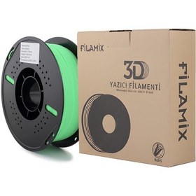 Resim Filamix Pla+ Yeşil Filament 1,75mm 1kg - Bisiparisver 