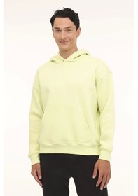Resim Lumberjack Ros 17hs109 Kapsonlu Erkek Sweat - Lime Lıme 