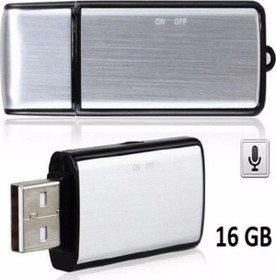 Resim UltraTekno Sese Duyarlı Usb Ses Kayıt Cihazı 16 Gb Hafıza 