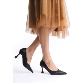 Resim Trendella Kadın Mat Siyah Stiletto Tr08ms27h 