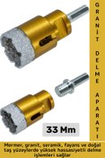 Resim Wintoup Ev Atölye İnşaat Yüksek Sert Hızlı Delme Seramik Fayans Doğal Taş Mermer Granit Delme Aparatı 33 Mm 
