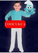 Resim Çocuk Şirinler Kostümü Renkli Çok Renkli 