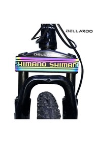 Resim DELLARDO SHIMANO YAZILI PAÇA BANDI [PHOTOCHROMIC, IŞIĞA GÖRE RENK DEĞİŞTİRME, NEOPREN] 42 CM 