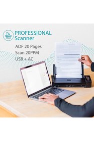 Resim IRIScan PRO A4 Belge Tarayıcı, 20PPM Duplex, ADF, PDF Editör & OCR Özellikli 
