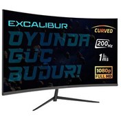 Resim Casper Excalibur M.E238FHD-G 23.8" 200 Hz 1 ms 300 Nit Curved FreeSync + G-Sync Full HD LED Gaming Monitör 