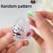 Resim 1 adet/2 adet/4 adet Panda Çay Bardağı Şeklinde Kalem Afişi Yüksek Estetik Taşınabilir Mini Afiş 