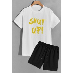 Resim Trendypassion Shut Up Şort T-Shirt Eşofman Takımı 