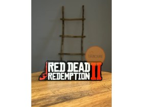 Resim Turuncuhane Red Dead Redemption 2 Arthur Morgan Logo Masaüstü Dekor Figür Hediyelik Playstation Xbox 17 cm 