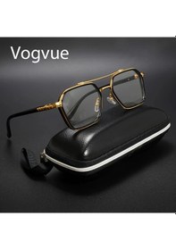 Resim Willowhaven Vogvue Büyük Çerçeve Vintage Gözlük Altın Siyah Parti Günlük Kullanım Dayanıklı 12+ 
