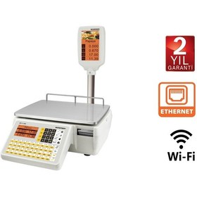 Resim Bizerba Erıı 200 Etiketli Barkodlu Sistem Terazisi 15 Kg Wi-fi 
