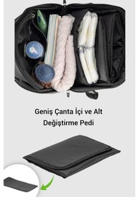 Resim Welgro Novabag Anne Bebek Bakım Çantası Siyah 