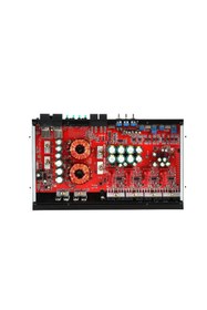 Resim Reiss Rs-V1000.4 24Volt Kamyon Tır 4kanal Profesyonel Oto Amfi 4 Ohm 4x250w Rms Arkası Camlı Anfi 