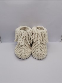 Resim llootusstyle Panduf Ev Botu Kaymaz Taban El Yapımı Kadife İp 