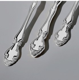 Resim Nehir Adriana Sade 12 Kişilik 84 Parça Kutulu Çatal Kaşık Bıçak Takımı 