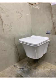 Resim Turkuaz İbiza Rimless Kanalsız Asma Klozet + Yavaş Kapak 