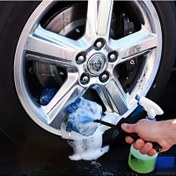 Resim 1 Adet Uzun Saplı Dayanıklı Tekerlek Temizleme Fırçası - Motor, Lastik ve Araç Detay Yıkama Fırçası ile Kolay Ulaşım - Plastik Malzeme, Araba Bakımı ve Bakım için İdeal, Etkili Temizlik Aksesuarı | Yoğun Kıllı Fırça, Araç Temizliği Aksesuarları 