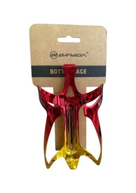 Resim Briviga Sarı-kırmızı İki Renk Alüminyum Matara Kafesi Bisiklet Suluk Şişe Matara Tutucu Kafesi Siyah - Kırmızı - Beyaz 