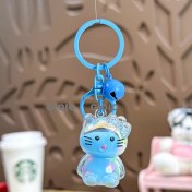 Resim Silver1 Iyi Şanslar Bebek Sevimli Karikatür Peluş Bebek Çanta Kolye Kız Öğrenci Bebek Asılı Anahtar (Yurt Dışından) 