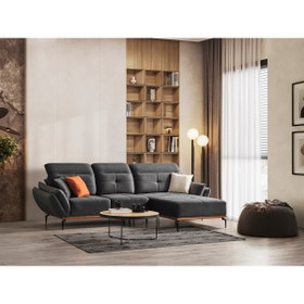 Resim Evondi Asos Köşe Koltuk Takımı 300x180 cm 32 DNS Sünger Silinebilir Kumaş Gürgen İskelet 