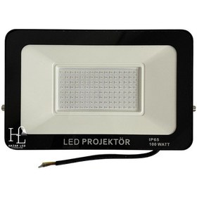 Resim 220 Volt 100 Watt Tablet Projektör Uv Ultraviyole Smd Led Projektör Black Light 