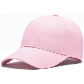 Resim Unisex Ayarlanabilir Pembe Spor Basic Şapka Pembe 