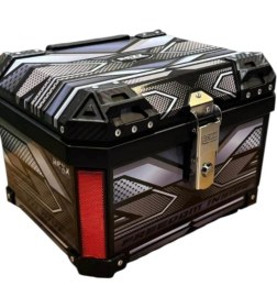 Resim RKS Premium Motosiklet Çanta Abs Arka Çanta Reknli Çanta 60 Litlere Su Geçirmez Kırılmaz 