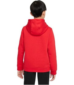 Resim Nike Cw6896-657 Park 20 Fleece Çocuk Sweatshirt-13381 Kırmızı 