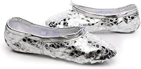 Resim SOIMISS bale dans ayakkabıları kız deri bale ayakkabıları dans terliği rin terlik saten çocuklar yoga ayakkabısı tabanlar 