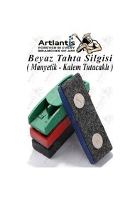 Resim Yazı Tahta Kalemi Ve Yazı Tahta Silgisi Plastik Mıknatıslı 1 Paket Beyaz Yazı Tahtası Kalemi Silgisi Ve Kartuşu Manyetik Çok Renkli 