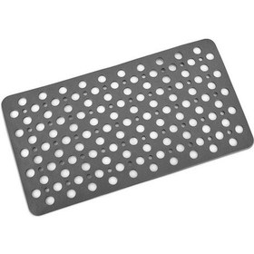 Resim 1 Adet Gri Dikdörtgen Duşa Kabin Banyo & Duş Kaydırmazı & Küvet Paspası Vantuzlu Yapışır 33x66 Cm Gri 