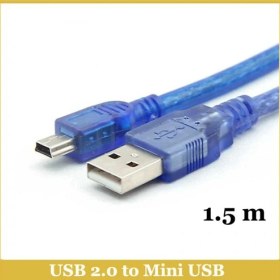 Resim Usb 2.0 A M To Mini B 5 Pin Kablo - 1,5M 