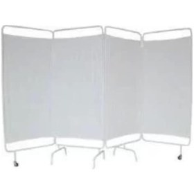 Resim Katlanabilir Metal Revir Paravanı 4 Kanatlı 