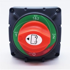 Resim Akü Devre Kesici Şalteri 350a 3p 12-48v 1+2 Çift Devreli 2 Kademe-4830 