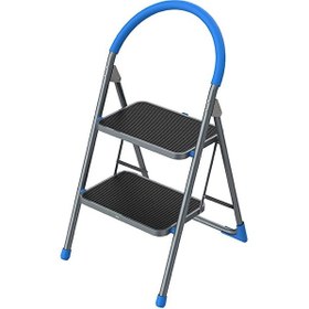 Resim Mac Allister 2 Basamaklı Metal Geniş Merdiven 