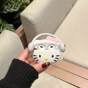 Resim Sanrio Hello Kitty Silikon Kılıf AirPods 2/3 & Pro için, Karikatür Koruyucu Kapak, Çizilmeye Karşı Dayanıklı, Darbeye Karşı Koruyucu Kulaklık Aksesuarı, Airpod Kılıfı, Sanrio 