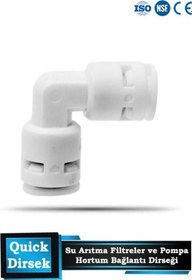 Resim Su Arıtma Cihazlarına Uyumlu 6 Mm Quıck Dirsek 
