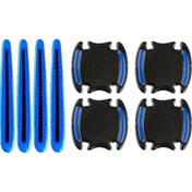 Resim Dancemonkey 8 Adet/takım Kapı Kolu Ayna Güvenlik Etiket - Mavi 08 