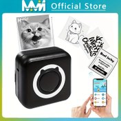 Resim Etiket Yazıcı - Mini Termal Yazıcı, Etiket Yapma Makinesi, Taşınabilir Kablosuz Cep Telefonu Yazıcısı, Anatomi Bilgi Kartları İçin Çalışma Malzemeleri, DIY Dergisi, Fotoğraflar, Notlar, Hediye 