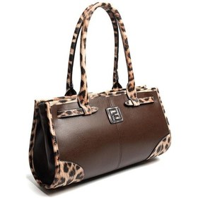 Resim Silver Polo Sp1261 Kadın El Çantası Düz Kahve-leopar Taba 