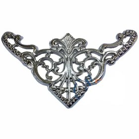 Resim Skygo Dekoratif Köşe Süsü, Köşelik - Büyük, 31x55mm, Nikel, 1 Adet 