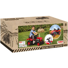 Resim Dolu Traktör Pedallı - Kırmızı / 36 Ay 